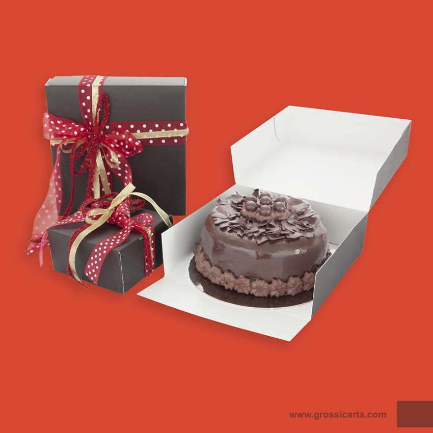 Scatola torta, fornitura packaging, Anteprima Linea Natale scatole