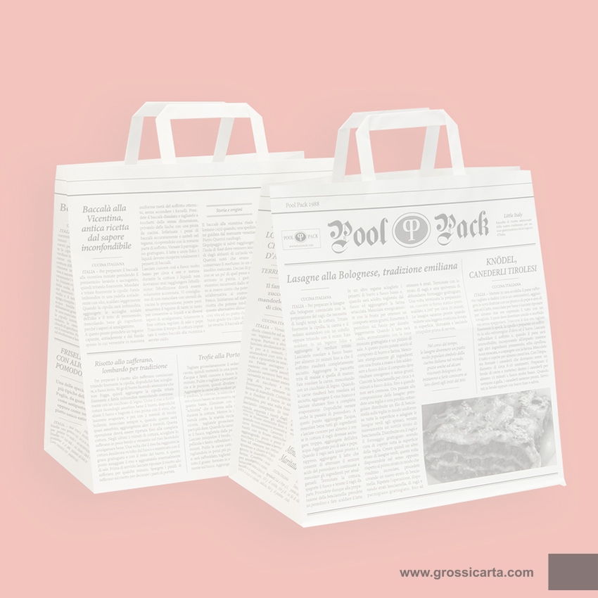 Shopper in carta stampa ''giornale'' <strong>SOLD OUT</strong>